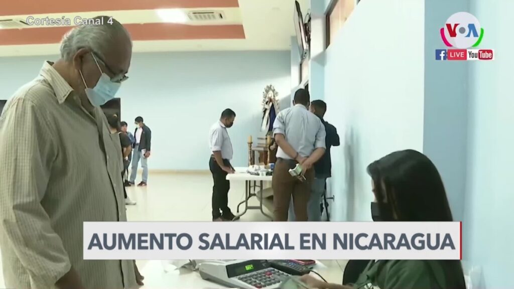 Trabajadores públicos de Nicaragua reciben aumento salarial del 5