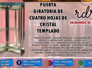 PUERTA-GIRATORIA-DE-CRISTAL-DE-CUATRO-HOJAS-RDR-SOLUCIONES-DE-ACCESO