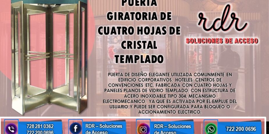 PUERTA-GIRATORIA-DE-CRISTAL-DE-CUATRO-HOJAS-RDR-SOLUCIONES-DE-ACCESO