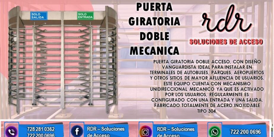 PUERTA-GIRATORIA-DOBLE-MECANICA-RDR-SOLUCIONES-DE-ACCESO