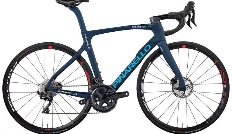 Pinarello-Prince-TiCR-Ultegra-Di2-Disc-Road-Bike-2021-Blue-Steel