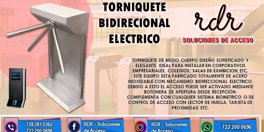 TORNIQUETE-BIDIRECCIONAL-ELECTRICO-RDR-SOLUCIONES-DE-ACCESO