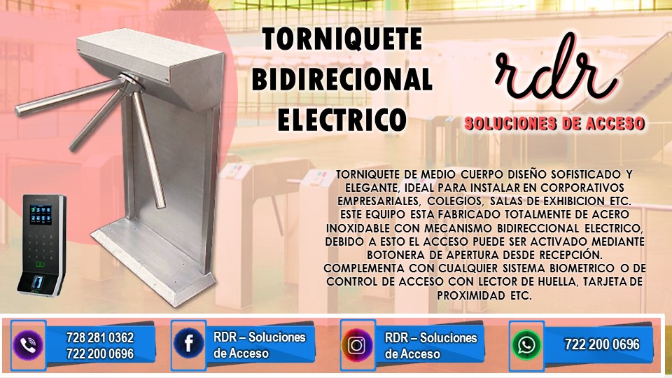 TORNIQUETE-BIDIRECCIONAL-ELECTRICO-RDR-SOLUCIONES-DE-ACCESO