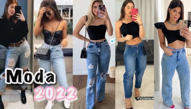 MODA TENDENCIAS 2022 LOS JEANS DE MODA 2022 CON BLUSAS NEGRAS ROPA MODA  MUJER - Veneportal Noticias en Español