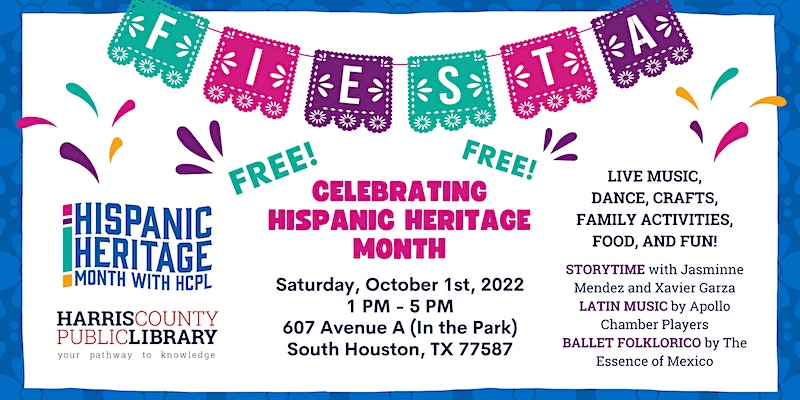Eventos Culturales Houston: Fiesta @ HCPL
