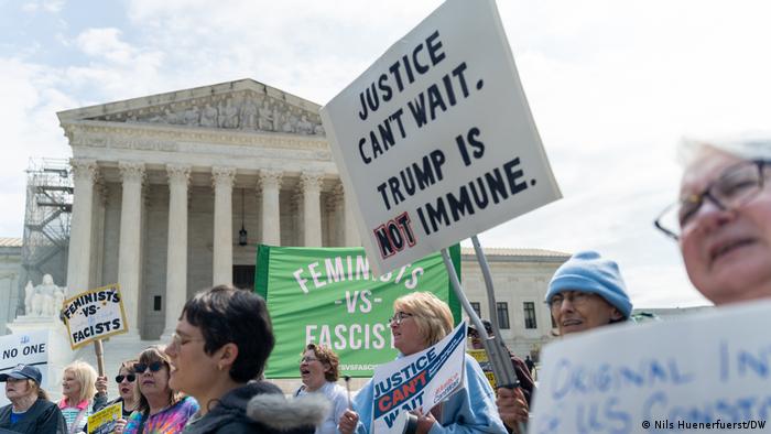 Corte Suprema de EE.UU., escéptica sobre inmunidad de Trump
